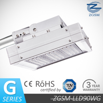 90W CE RoHS IP65 LED calle luz con 50000 horas de vida